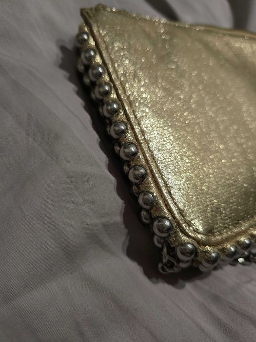 Сумка золотистая