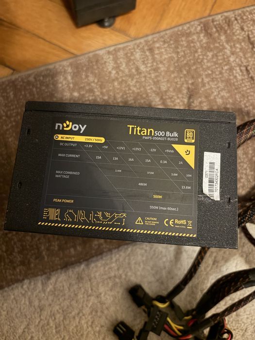 vand sursa njoy 500w 2x pcie 6+2