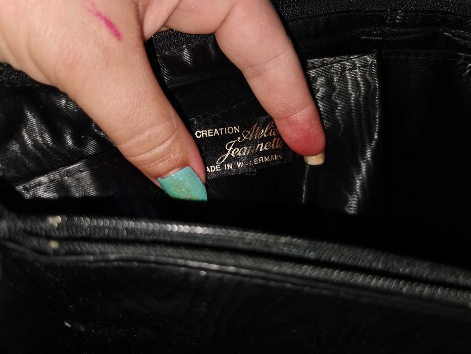 Geanta, clutch din piele naturala de șarpe