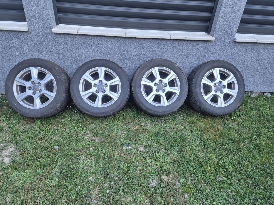 Vând jante cu cauciucuri de iarna audi