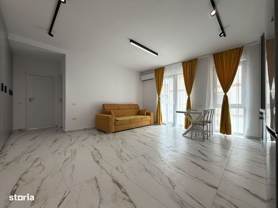 Apartament cu 2 camere, decomandat, 48mp utili, mobilat - Giroc