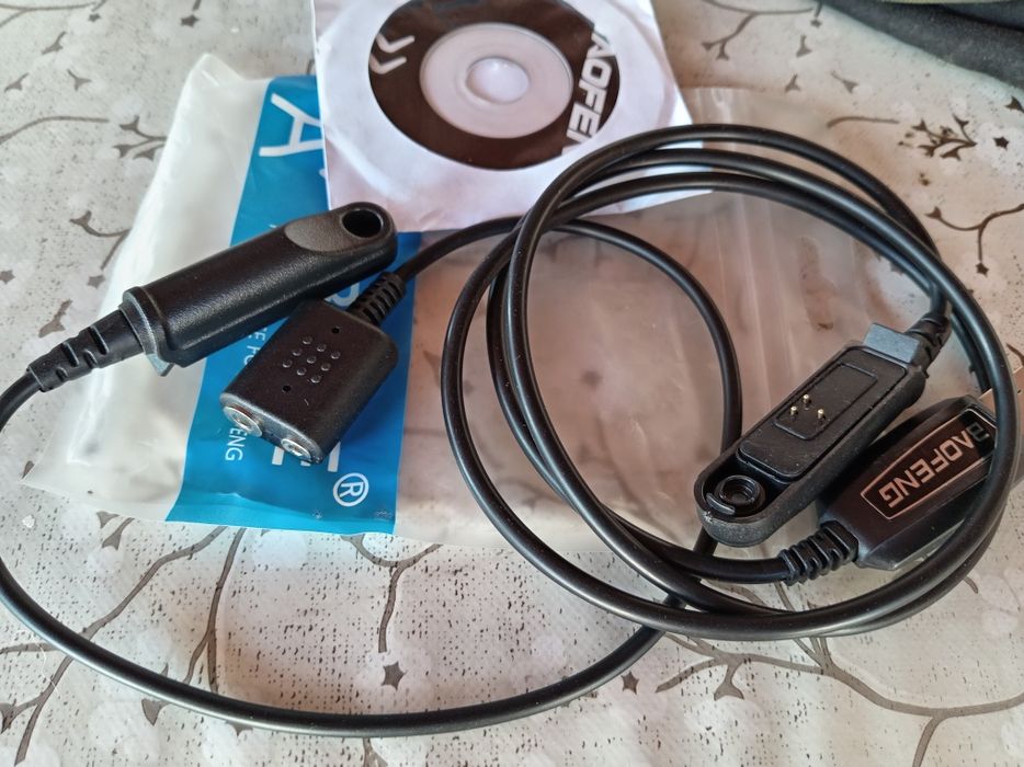 Cablu programare și adaptor pentru Baofeng UV92, UV9R, etc