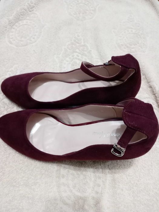 Женские туфли, италия,  размер 38 39 замшевые