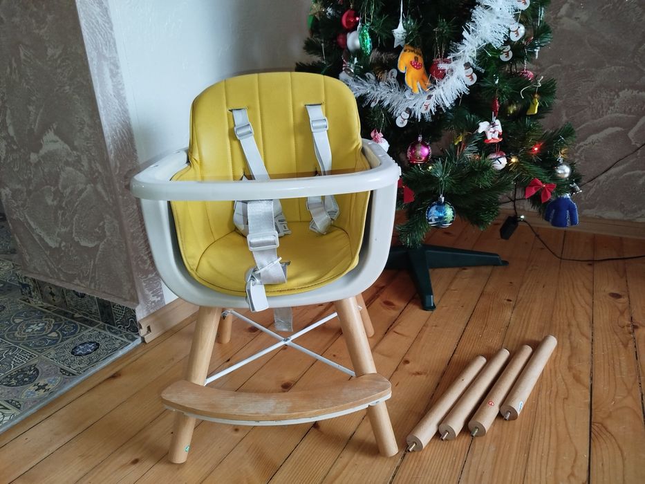 Столче за хранене(жълто).Chipolino-Woody