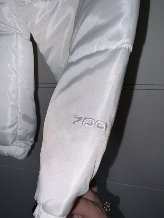 Geacă XL The North Face alb albă negru neagră Nouă nepurtată new