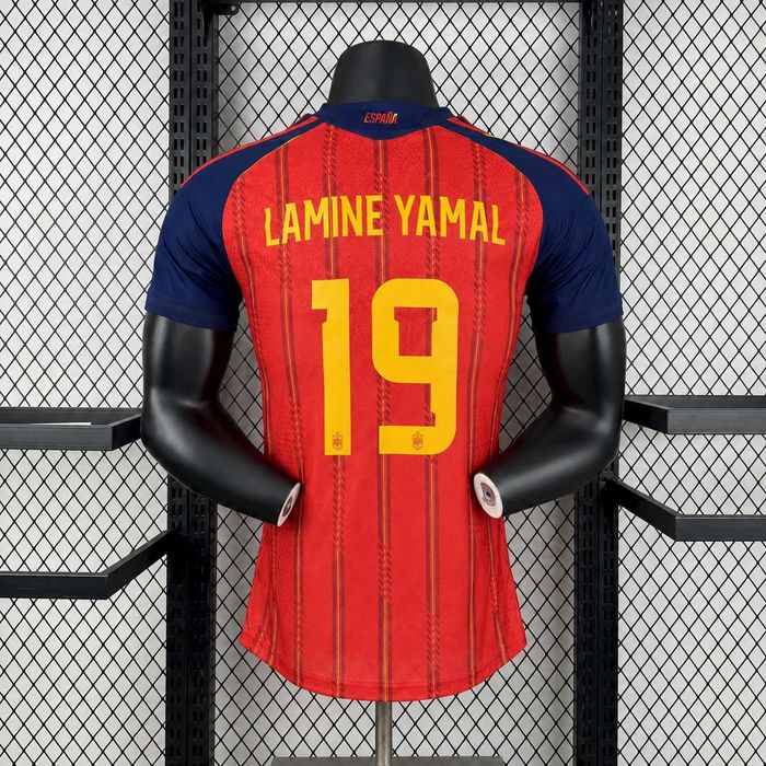 Tricou Spania Home Kit - Lamine Yamal 19 Player Version