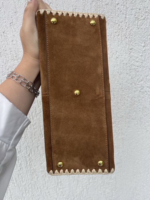 Geanta Fendi piele suede