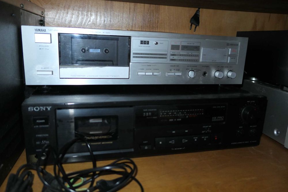 Dublu Deck Pioneer Sanyo Kenwood Yamaha Sony Teac JVC Caseta