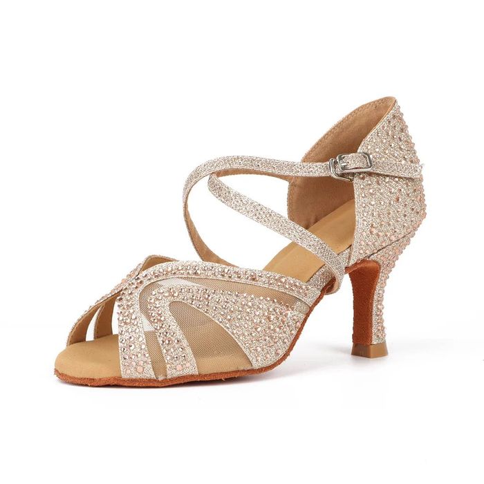 Дамски обувки за танци, салса, танго