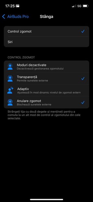 AirPods Pro 2 sigilate (ANC, Transparency mode, Adaptive)