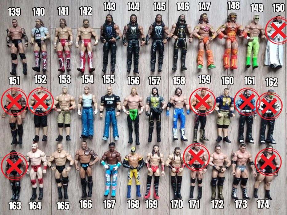 Екшън Фигурки WWE Кеч Pro-Wrestling Action Figures Reigns HHH Cena 2/3