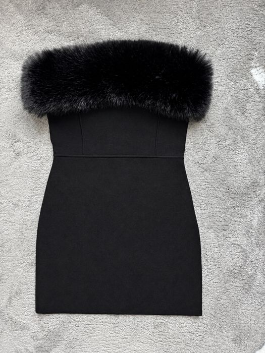 Черна рокля на YSL чисто нова прозрачна блуза и риза
