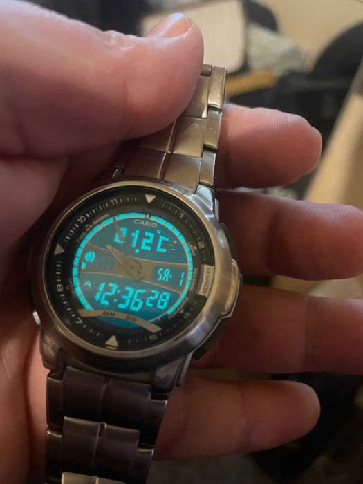 Часовник Casio Outgear AQF-101WD-1BV , Термометър