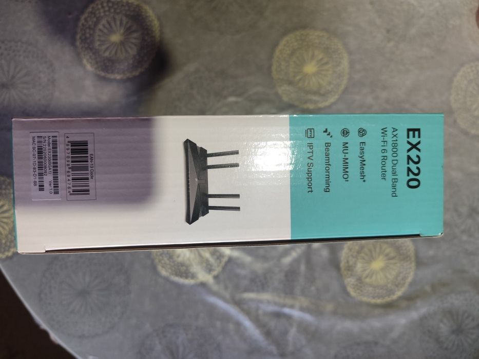 Рутер чисто нов запечатан