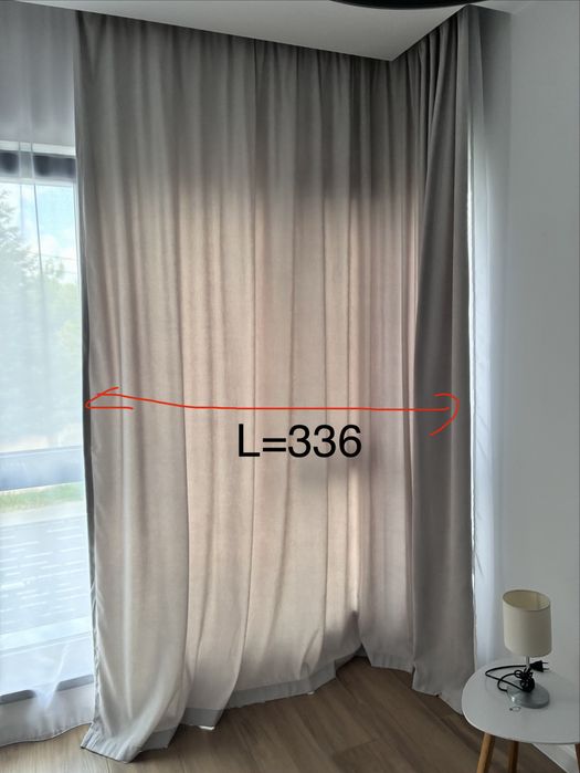 Draperii semi-opace gri