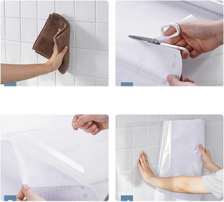 Folie protectie GROASA Transparenta 60/300 cm rezistenta la apa