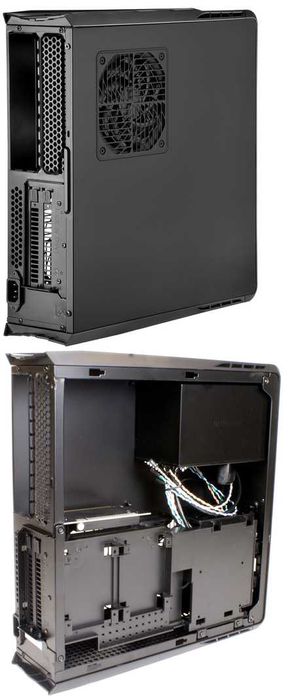 Carcasa profesionala media center ITX Silverstone RVZ0 sursa SFX 450W