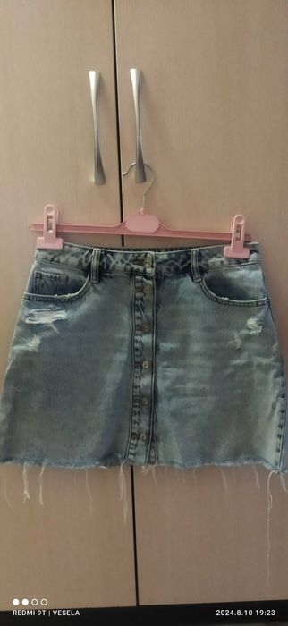 Дънкова пола  ZARA р-р S