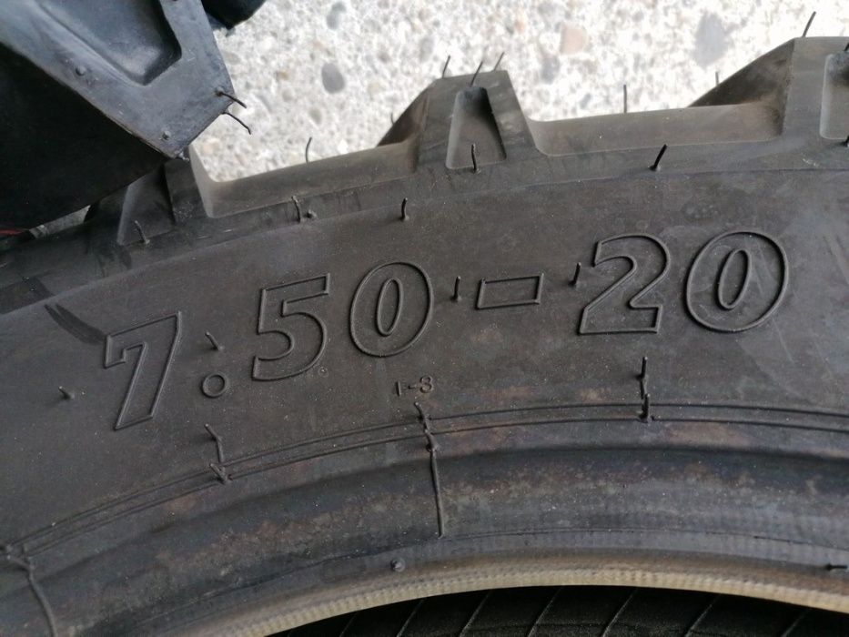 Cauciucuri noi 7.50-20 Bkt Anvelope tractiune tractor fata garantie