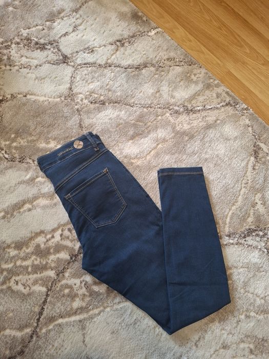 Lot 2 perechi blugi dama, elastici, talie inalta