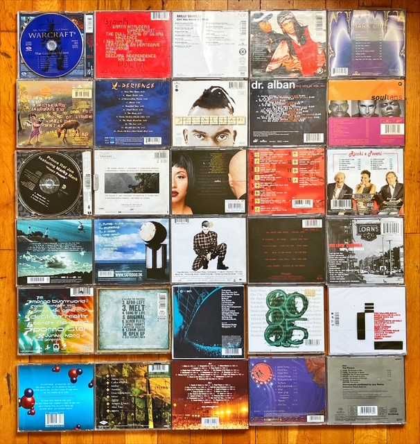 CD orig pop&electro: Bjork, Milli Vanilli, Dr. Alban, Tomita, Vangelis