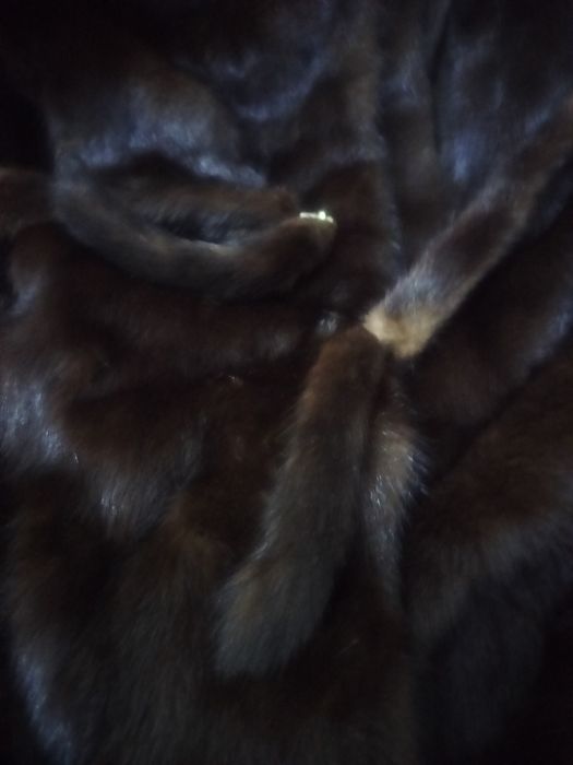 Норковый шуба .натуральный