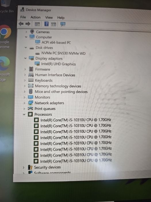 Laptop ultraslim Dell i5 gen10 ssd ddr4 usb-c