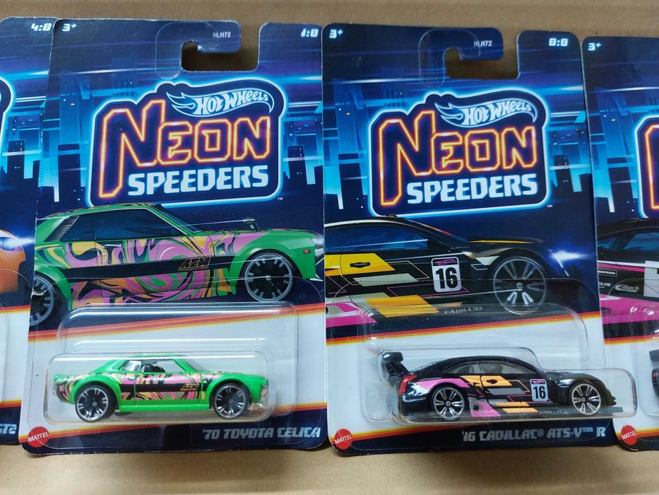 Колички Hot Wheels NEON SPEEDERS/ Хот Уилс - 7 модела / 011