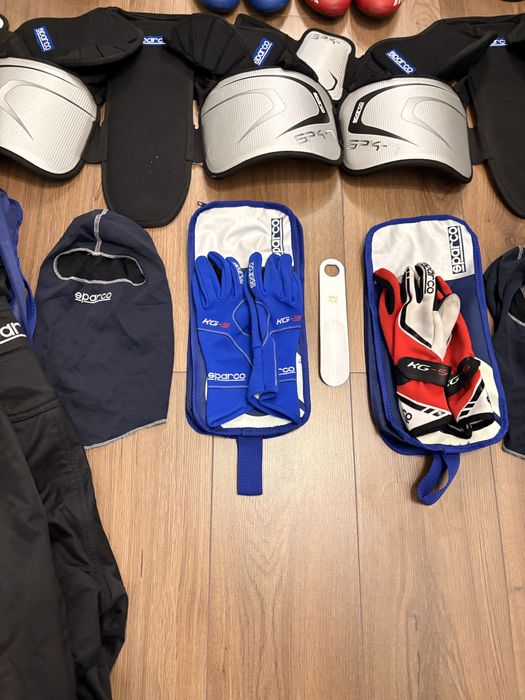 2 Echipamente Sparco Complete  Karting Copii