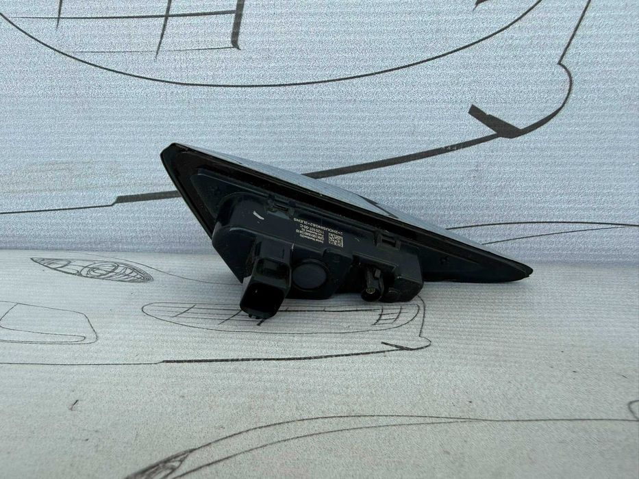 Cameră / Semnalizator Aripă Față Dreapta Cromat Tesla Model X 2015-2021 Cod OEM 1125107-00-C (5D2)
