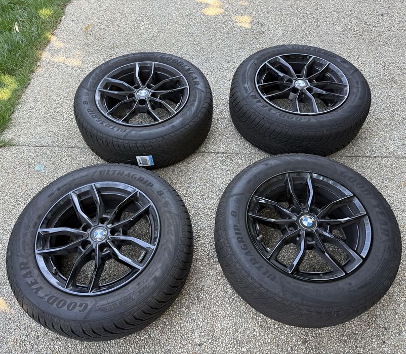 Jante BMW OEM + anvelope iarnă Goodyear 205/60 R16
