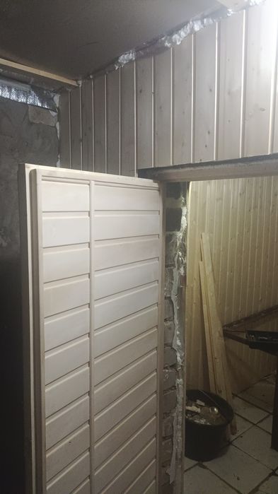 Обшивка бани вагонкой