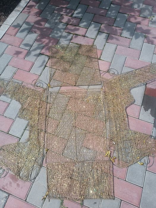 Декоративные,,золотые санки