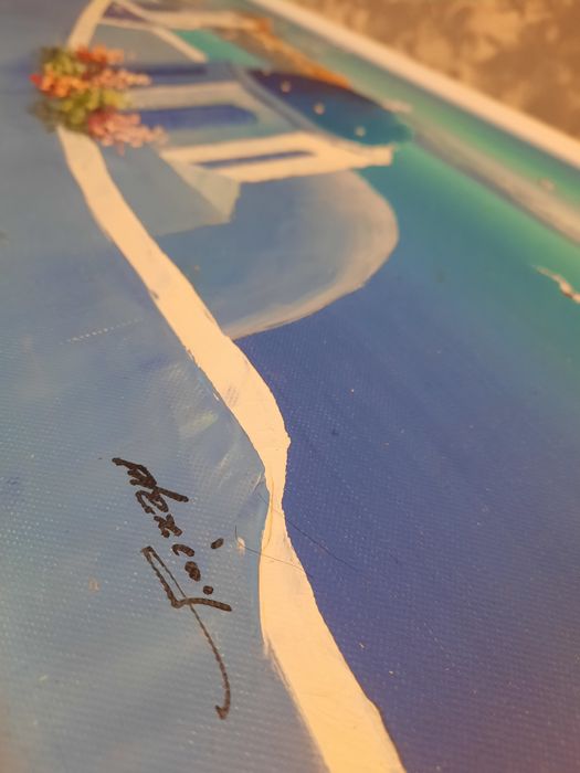 Tablou cu peisaj Santorini GRECIA