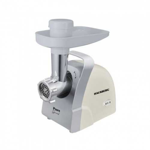 Електрическа месомелачка Hausberg HB-3416AB – 1100W с приставка за доматен сок