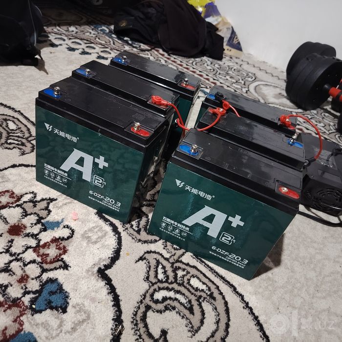 6×12v ga 20ah akumulyator holati yangidek