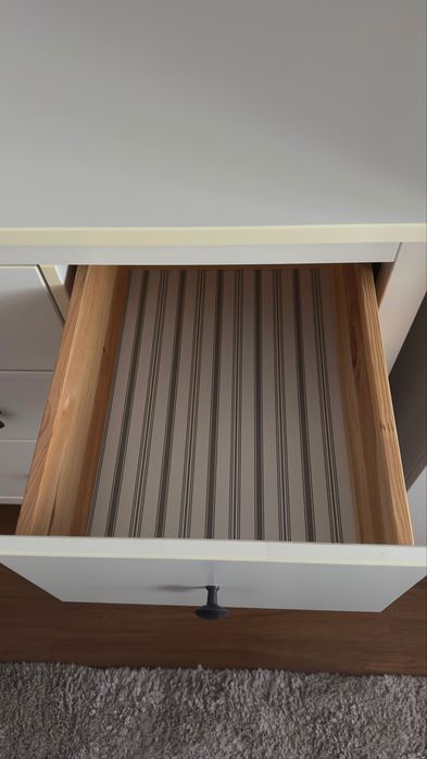Comoda HEMNES 8 sertare, vopsit alb, 160x96 cm IKEA