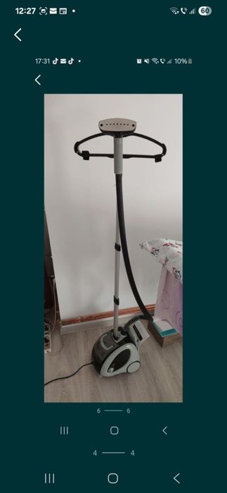 Aparat de călcat cu aburi nou