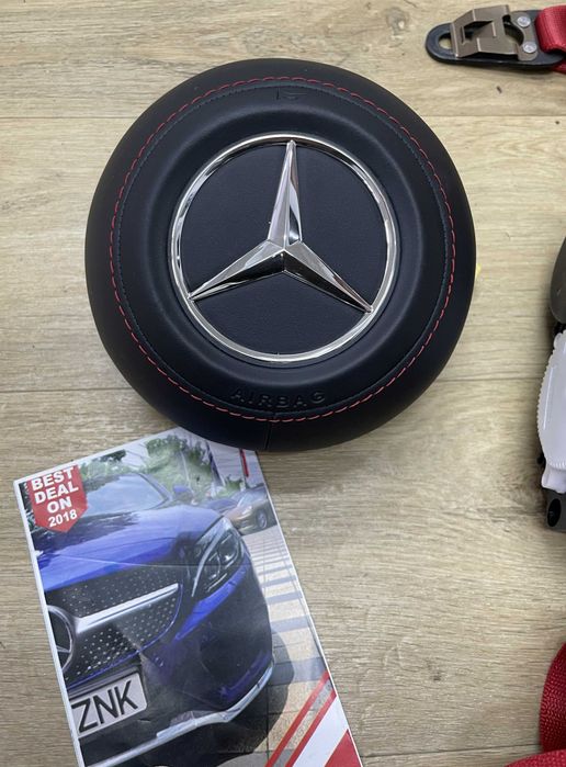 Mercedes Benz AMG GT 4 usi - set centuri de siguranta - airbag volan