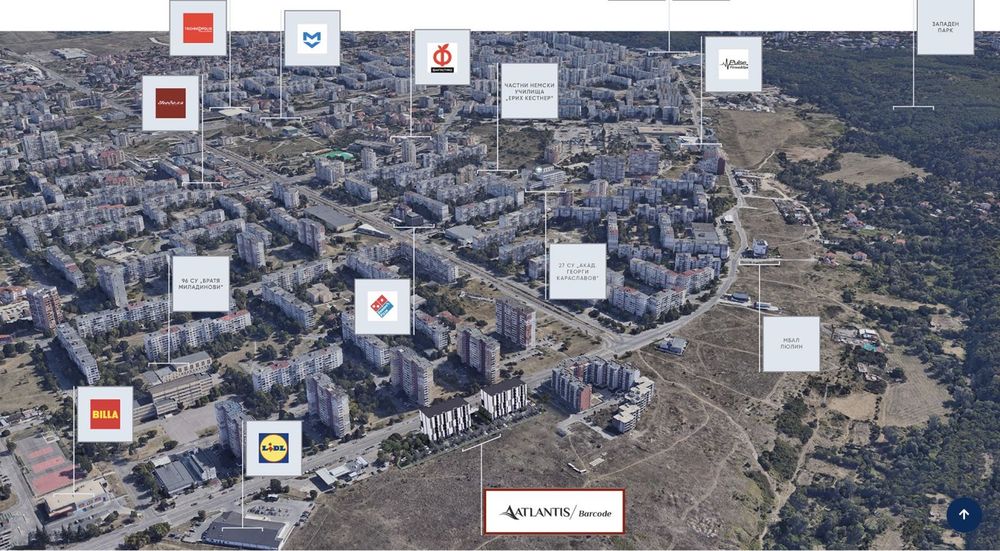СПЕШНО!!! Двустаен в Атлантис Баркод, Aкт 16/2025 г., ТЕЦ, паркомясто!
