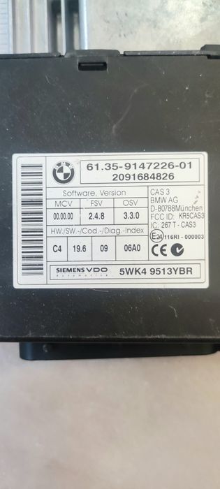 CPU + kit pornire+cheie BMW 118d an 2009