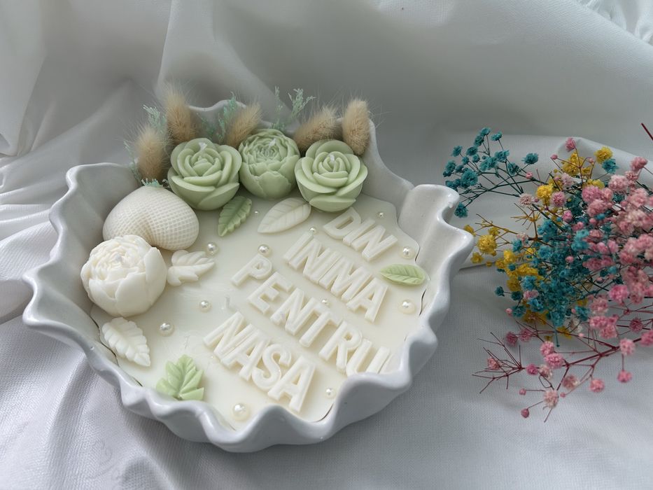 Lumanare in recipient