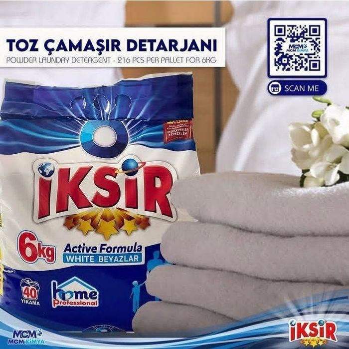 Стиральный порошок автомат Iksir брэнд Турция - 6 кг, 9 кг