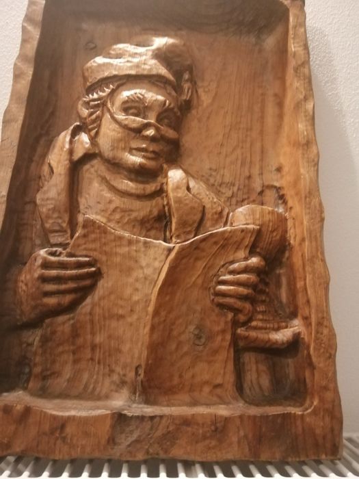 Tablou sculptura în lemn