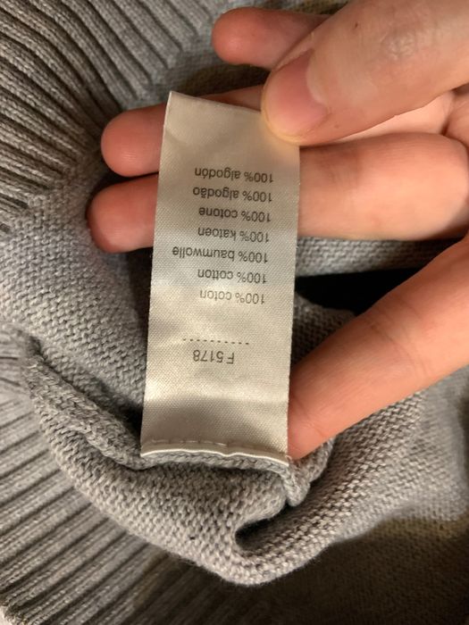 Lacoste Суитшърт с яка – Сив, с малки дефекти