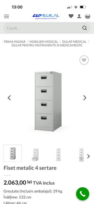 Fiset metalic organizator dulap cabinet service