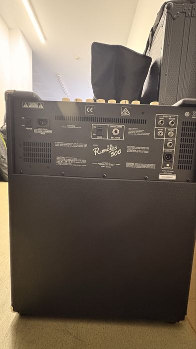 Cub Bas 15 Fender Rumble 500  W + husa Amplificator chitara bas combo
