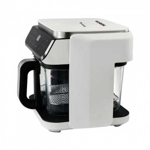 Дигитален еър фрайър Hausberg HB-2343AB 6.5L | Стъклена кошница | 12 програми | 360° прозрачен изглед