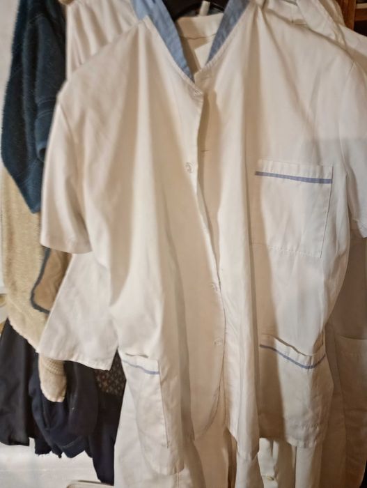 Мъжко сако велур Chaps престилки бели