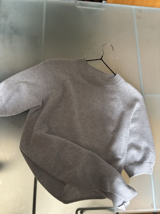 Tricou din casmir gri